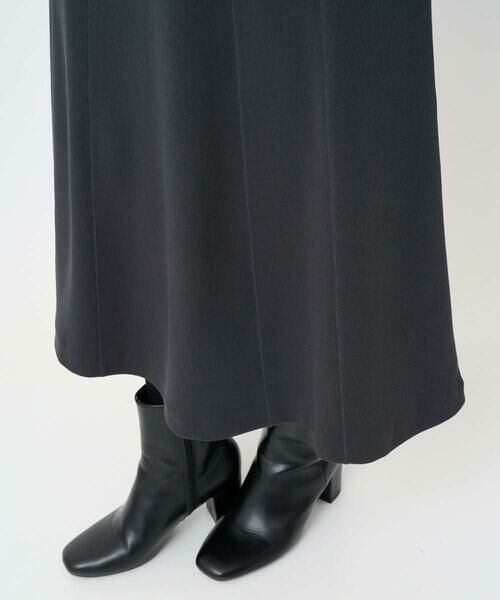 Maison de CINQ / メゾン ドゥ サンク ロング・マキシ丈スカート | [セットアップ対応]ジャージーセミフレアスカート | 詳細10