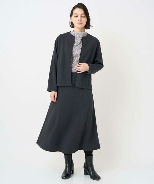 Maison de CINQ / メゾン ドゥ サンク ロング・マキシ丈スカート | [セットアップ対応]ジャージーセミフレアスカート | 詳細15