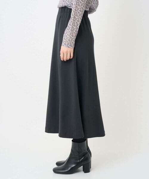 Maison de CINQ / メゾン ドゥ サンク ロング・マキシ丈スカート | [セットアップ対応]ジャージーセミフレアスカート | 詳細5