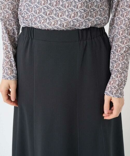 Maison de CINQ / メゾン ドゥ サンク ロング・マキシ丈スカート | [セットアップ対応]ジャージーセミフレアスカート | 詳細7