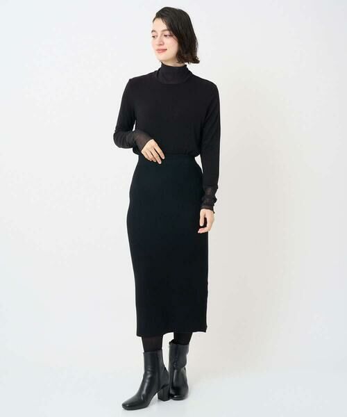 Maison de CINQ / メゾン ドゥ サンク ロング・マキシ丈スカート | [セットアップ対応]ニットタイトスカート | 詳細13