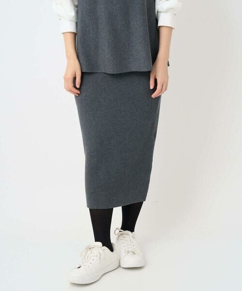 Maison de CINQ / メゾン ドゥ サンク ロング・マキシ丈スカート | [セットアップ対応]ニットタイトスカート | 詳細3