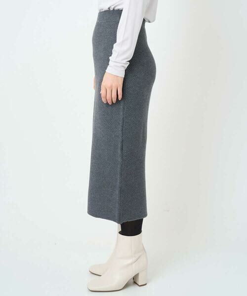 Maison de CINQ / メゾン ドゥ サンク ロング・マキシ丈スカート | [セットアップ対応]ニットタイトスカート | 詳細7