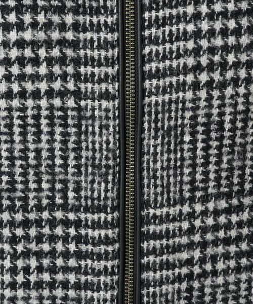 Maison de CINQ / メゾン ドゥ サンク セットアップ | シルクウールグレンチェックポンチョジャケット | 詳細12