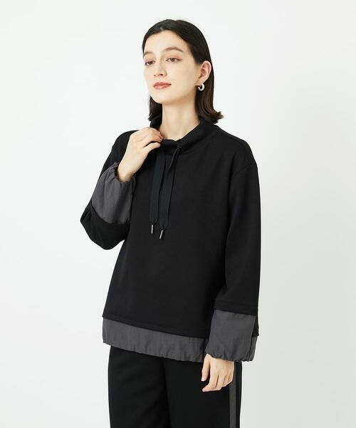 Maison de CINQ / メゾン ドゥ サンク カットソー | ダンボールハイネックプルオーバー | 詳細1