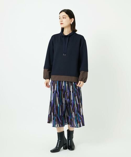 Maison de CINQ / メゾン ドゥ サンク カットソー | ダンボールハイネックプルオーバー | 詳細15