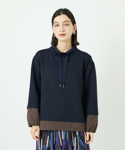 Maison de CINQ / メゾン ドゥ サンク カットソー | ダンボールハイネックプルオーバー | 詳細3