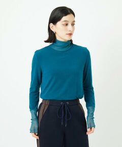 Maison de CINQ / メゾン ドゥ サンク カットソー | カシミヤハイネックチュールカットソー