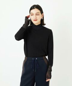 Maison de CINQ / メゾン ドゥ サンク カットソー | カシミヤハイネックチュールカットソー