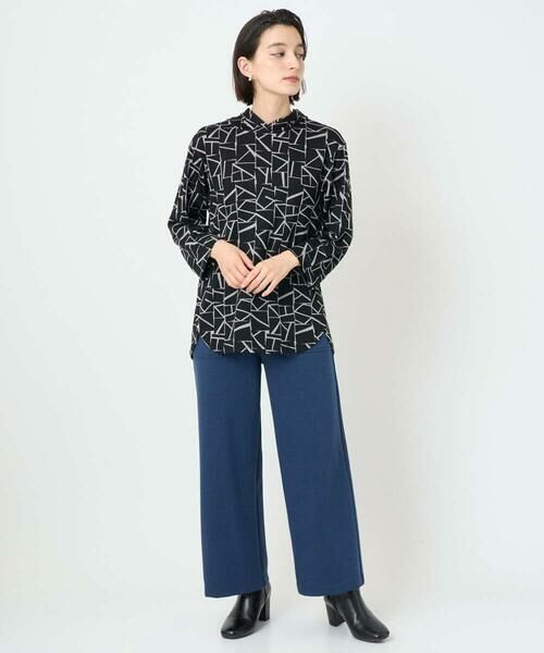 Maison de CINQ / メゾン ドゥ サンク カットソー | [日本製]ダブルフェイスミニフード9分袖ロゴカットソー | 詳細11