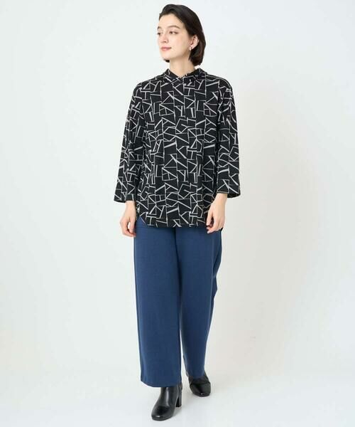 Maison de CINQ / メゾン ドゥ サンク カットソー | [日本製]ダブルフェイスミニフード9分袖ロゴカットソー | 詳細12