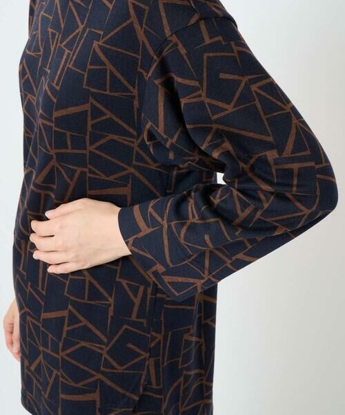 Maison de CINQ / メゾン ドゥ サンク カットソー | [日本製]ダブルフェイスミニフード9分袖ロゴカットソー | 詳細7