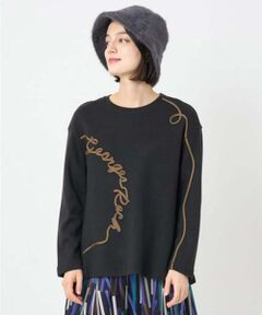 Maison de CINQ / メゾン ドゥ サンク カットソー | ロゴポンチジャージープルオーバー