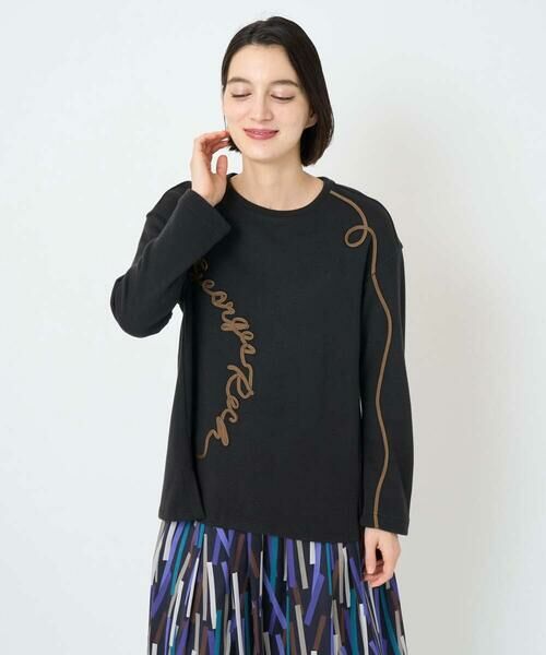 Maison de CINQ / メゾン ドゥ サンク カットソー | ロゴポンチジャージープルオーバー | 詳細1