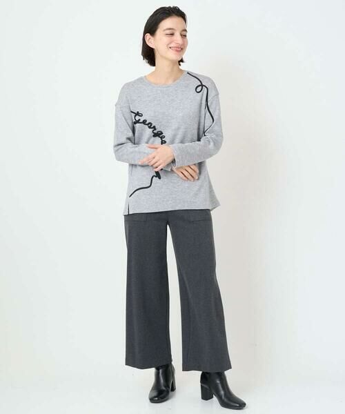 Maison de CINQ / メゾン ドゥ サンク カットソー | ロゴポンチジャージープルオーバー | 詳細16