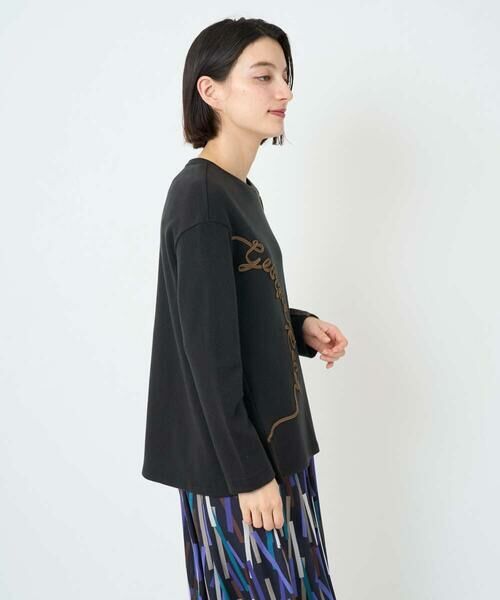 Maison de CINQ / メゾン ドゥ サンク カットソー | ロゴポンチジャージープルオーバー | 詳細2