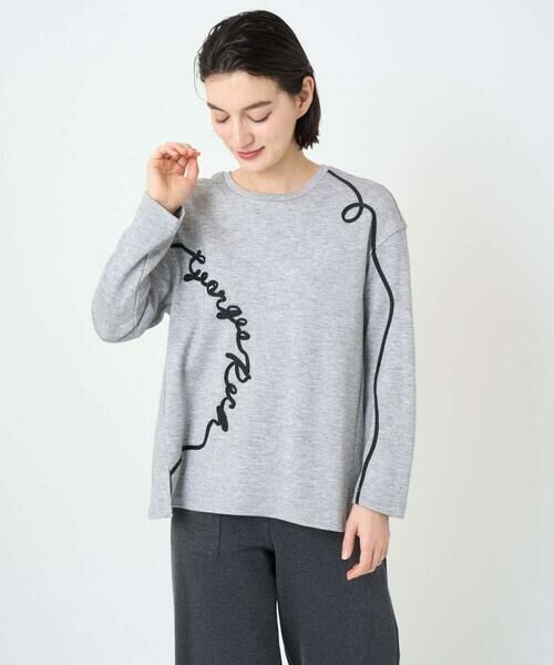 Maison de CINQ / メゾン ドゥ サンク カットソー | ロゴポンチジャージープルオーバー | 詳細5