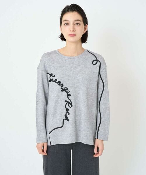 Maison de CINQ / メゾン ドゥ サンク カットソー | ロゴポンチジャージープルオーバー | 詳細7