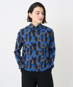 Maison de CINQ / メゾン ドゥ サンク カットソー | [日本製]起毛ジャガードハイネックプルオーバー