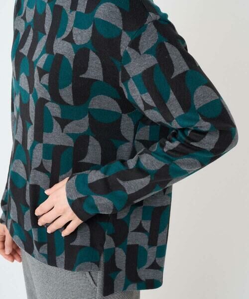 Maison de CINQ / メゾン ドゥ サンク カットソー | [日本製]起毛ジャガードハイネックプルオーバー | 詳細11