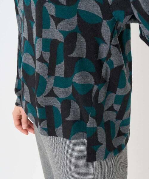 Maison de CINQ / メゾン ドゥ サンク カットソー | [日本製]起毛ジャガードハイネックプルオーバー | 詳細12