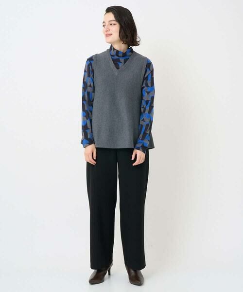 Maison de CINQ / メゾン ドゥ サンク カットソー | [日本製]起毛ジャガードハイネックプルオーバー | 詳細19