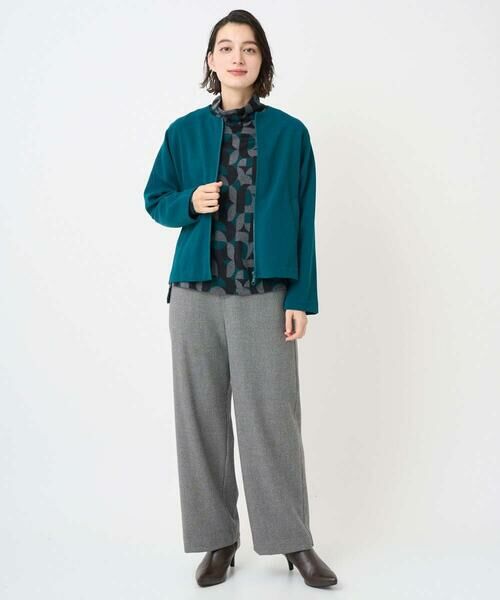 Maison de CINQ / メゾン ドゥ サンク カットソー | [日本製]起毛ジャガードハイネックプルオーバー | 詳細22