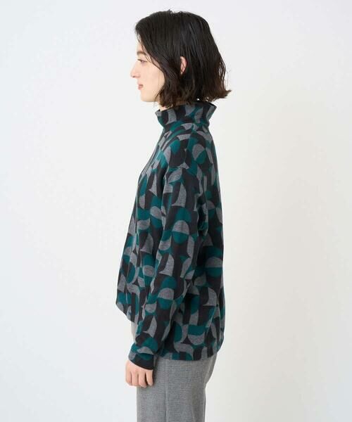 Maison de CINQ / メゾン ドゥ サンク カットソー | [日本製]起毛ジャガードハイネックプルオーバー | 詳細8