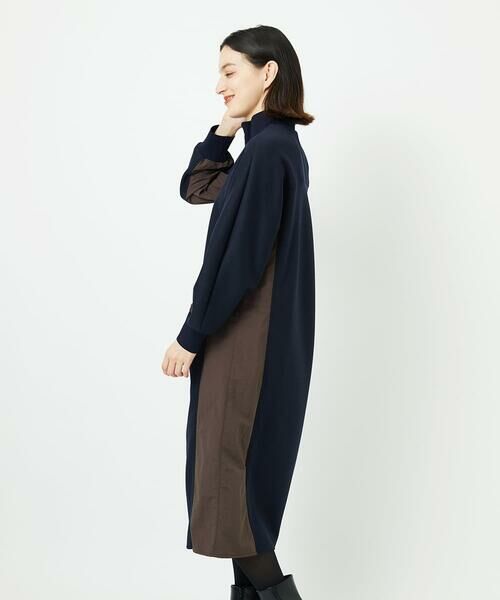 Maison de CINQ / メゾン ドゥ サンク ロング・マキシ丈ワンピース | ダンボールタフタドッキングワンピース | 詳細1