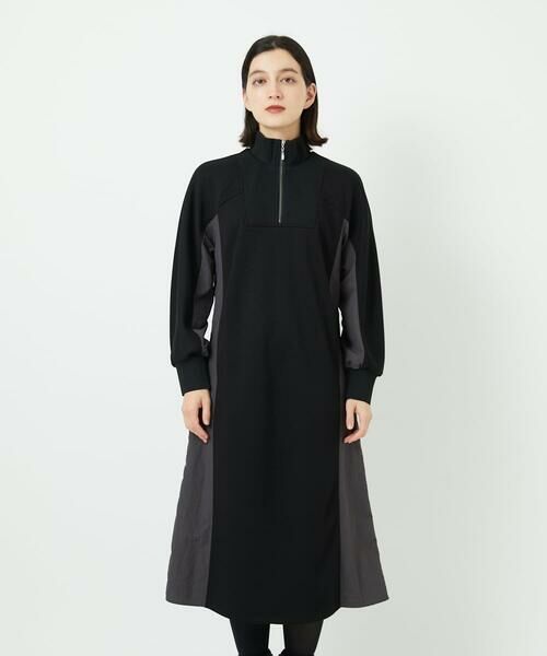 Maison de CINQ / メゾン ドゥ サンク ロング・マキシ丈ワンピース | ダンボールタフタドッキングワンピース | 詳細2