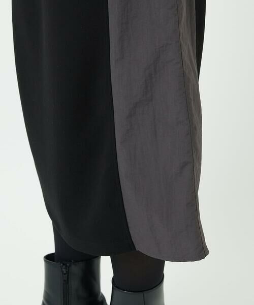 Maison de CINQ / メゾン ドゥ サンク ロング・マキシ丈ワンピース | ダンボールタフタドッキングワンピース | 詳細8