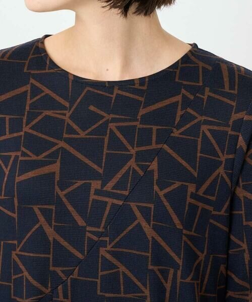 Maison de CINQ / メゾン ドゥ サンク ロング・マキシ丈ワンピース | [日本製]ダブルフェイスロゴワンピース | 詳細6