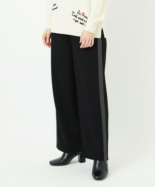 Maison de CINQ / メゾン ドゥ サンク チノ・ワークパンツ | ストレッチダンボールストレートワイドパンツ | 詳細12