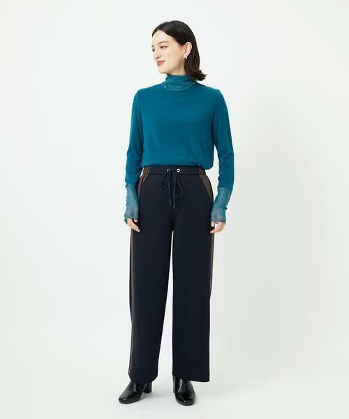 Maison de CINQ / メゾン ドゥ サンク チノ・ワークパンツ | ストレッチダンボールストレートワイドパンツ | 詳細29