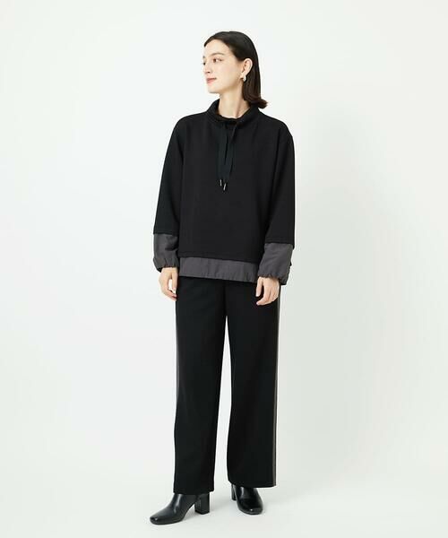 Maison de CINQ / メゾン ドゥ サンク チノ・ワークパンツ | ストレッチダンボールストレートワイドパンツ | 詳細7