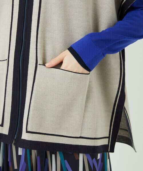 Maison de CINQ / メゾン ドゥ サンク その他トップス | ダブルジャカードニットポンチョ | 詳細10