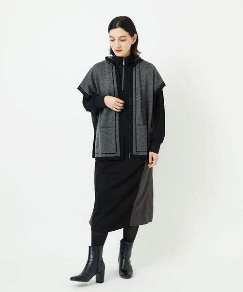 Maison de CINQ / メゾン ドゥ サンク その他トップス | ダブルジャカードニットポンチョ | 詳細15