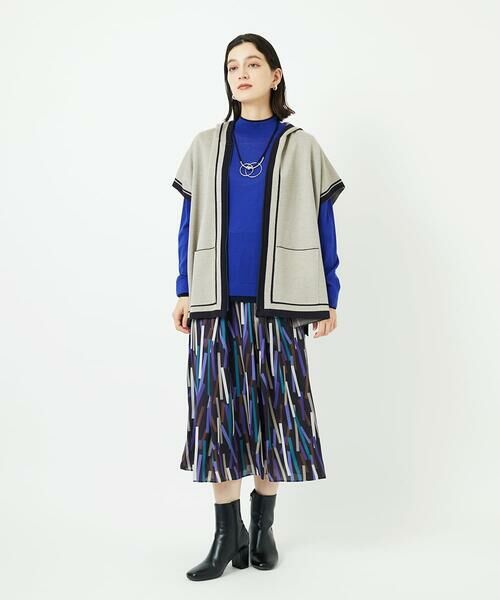 Maison de CINQ / メゾン ドゥ サンク その他トップス | ダブルジャカードニットポンチョ | 詳細17