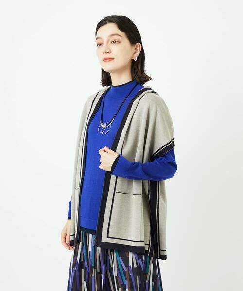 Maison de CINQ / メゾン ドゥ サンク その他トップス | ダブルジャカードニットポンチョ | 詳細2