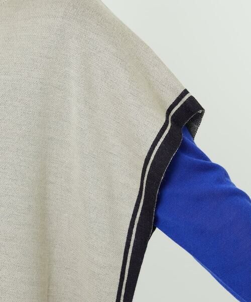 Maison de CINQ / メゾン ドゥ サンク その他トップス | ダブルジャカードニットポンチョ | 詳細9