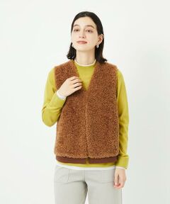 Maison de CINQ / メゾン ドゥ サンク ベスト | ボアニットコンビベスト