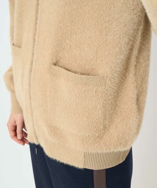 Maison de CINQ / メゾン ドゥ サンク カーディガン・ボレロ | フェザーヤーンリバーカーディガン | 詳細10