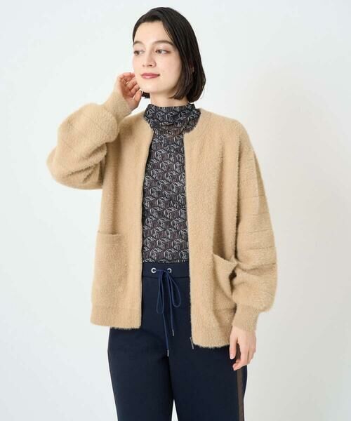 Maison de CINQ / メゾン ドゥ サンク カーディガン・ボレロ | フェザーヤーンリバーカーディガン | 詳細2