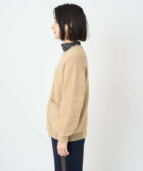 Maison de CINQ / メゾン ドゥ サンク カーディガン・ボレロ | フェザーヤーンリバーカーディガン | 詳細5