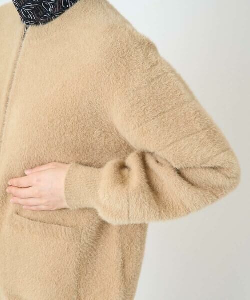 Maison de CINQ / メゾン ドゥ サンク カーディガン・ボレロ | フェザーヤーンリバーカーディガン | 詳細8