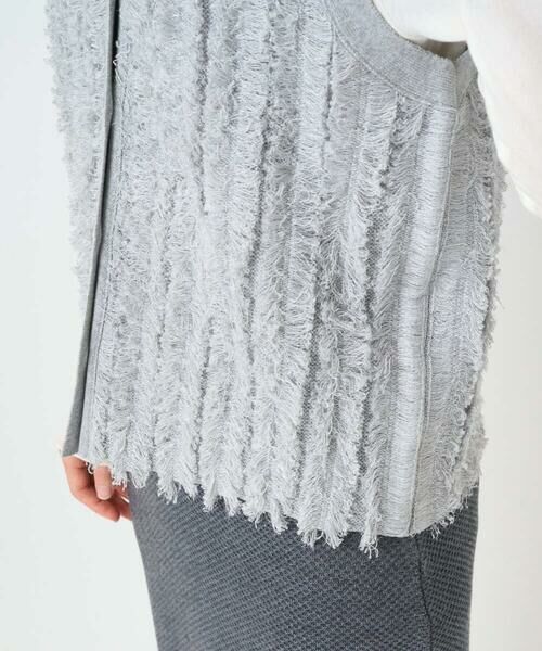 Maison de CINQ / メゾン ドゥ サンク ベスト | ラメジャガードシャギーニットベスト | 詳細10