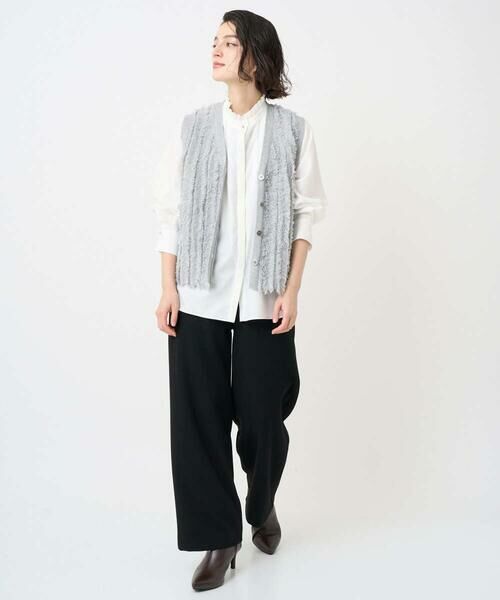 Maison de CINQ / メゾン ドゥ サンク ベスト | ラメジャガードシャギーニットベスト | 詳細17