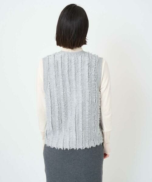 Maison de CINQ / メゾン ドゥ サンク ベスト | ラメジャガードシャギーニットベスト | 詳細7