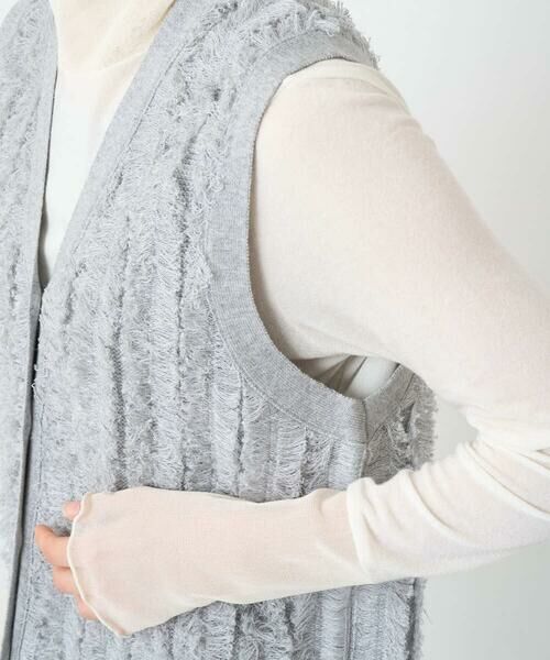 Maison de CINQ / メゾン ドゥ サンク ベスト | ラメジャガードシャギーニットベスト | 詳細9