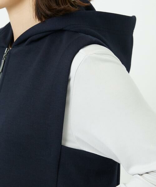 Maison de CINQ / メゾン ドゥ サンク セットアップ | ダンボールタフタドッキングロングジレ | 詳細9